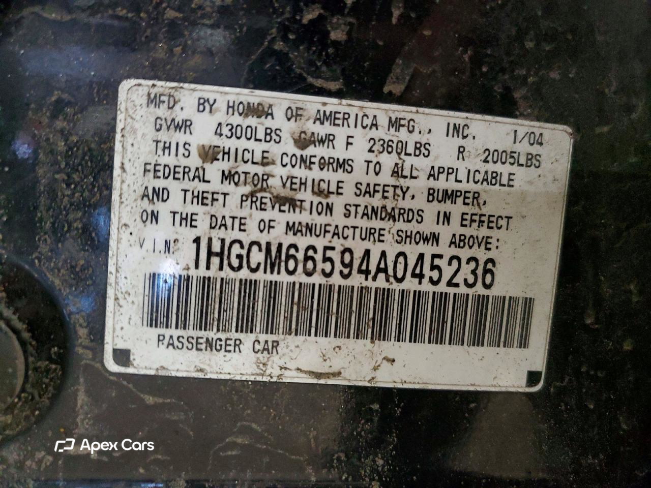 Honda Accord 2004