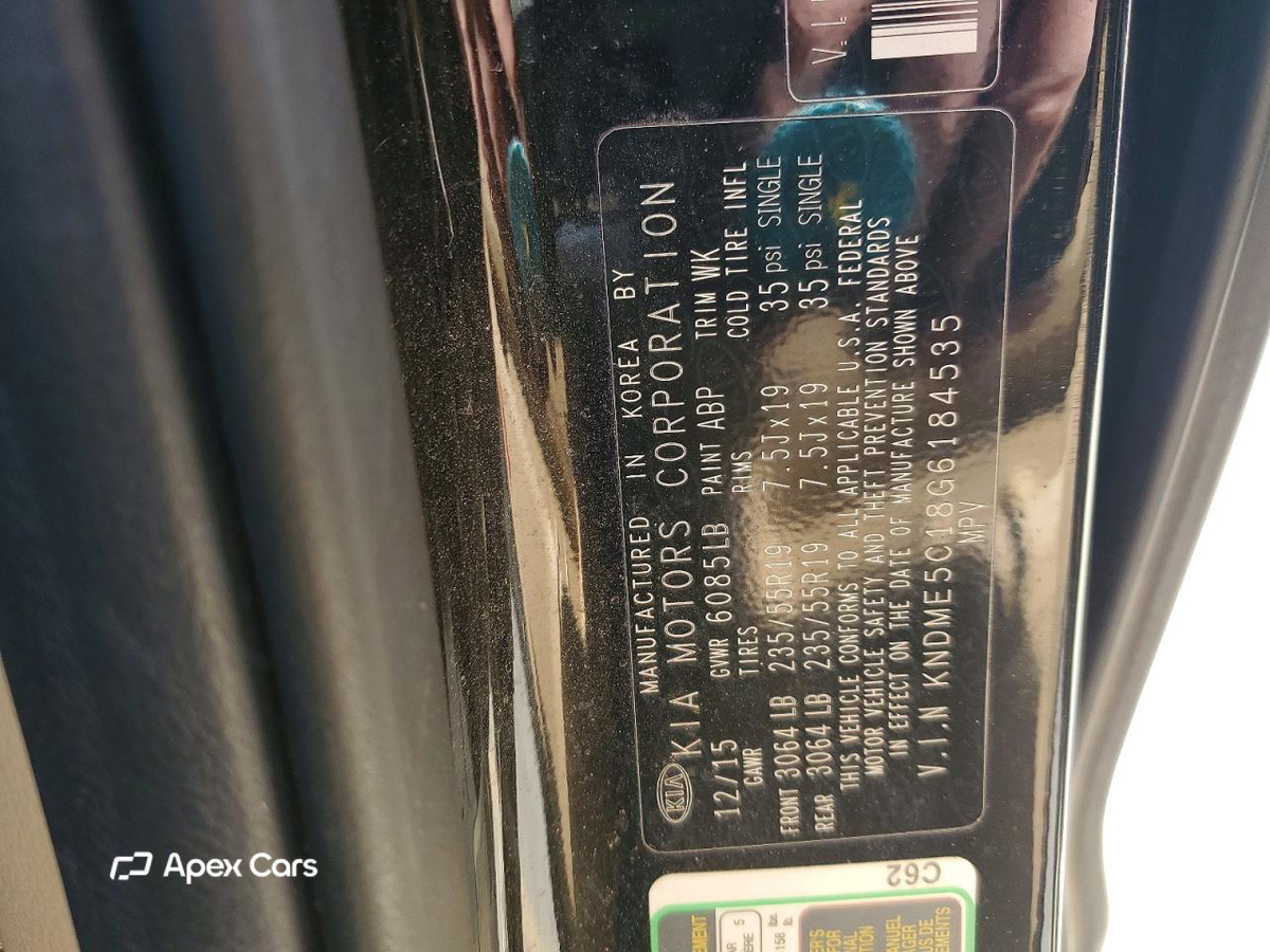 Kia Sedona 2016