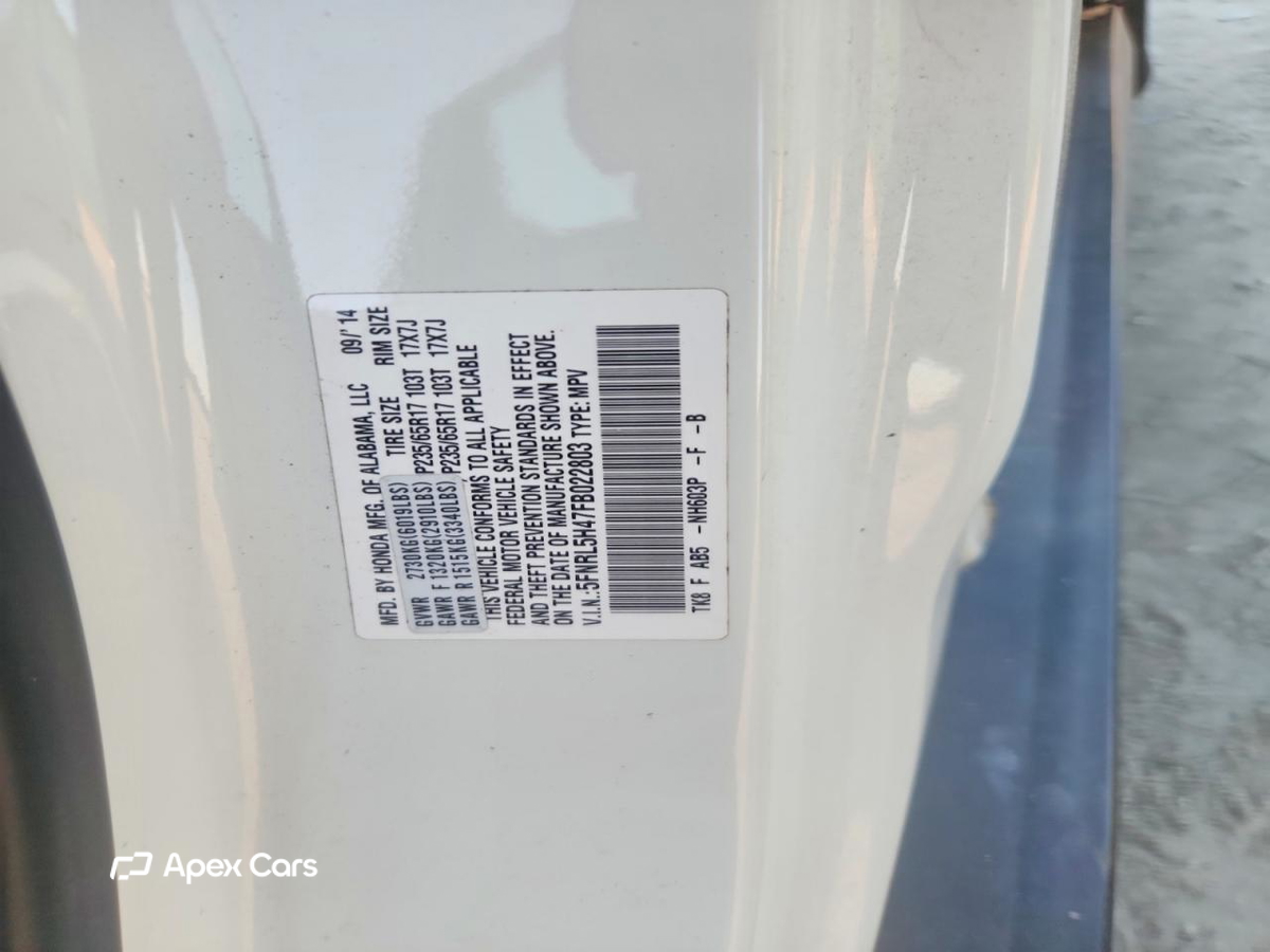 Honda Odyssey 2015