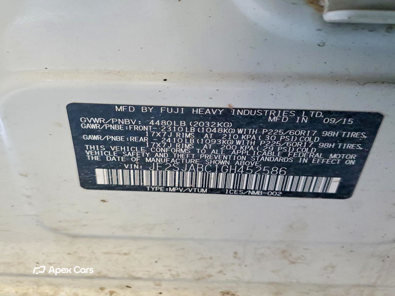 Subaru Forester 2016