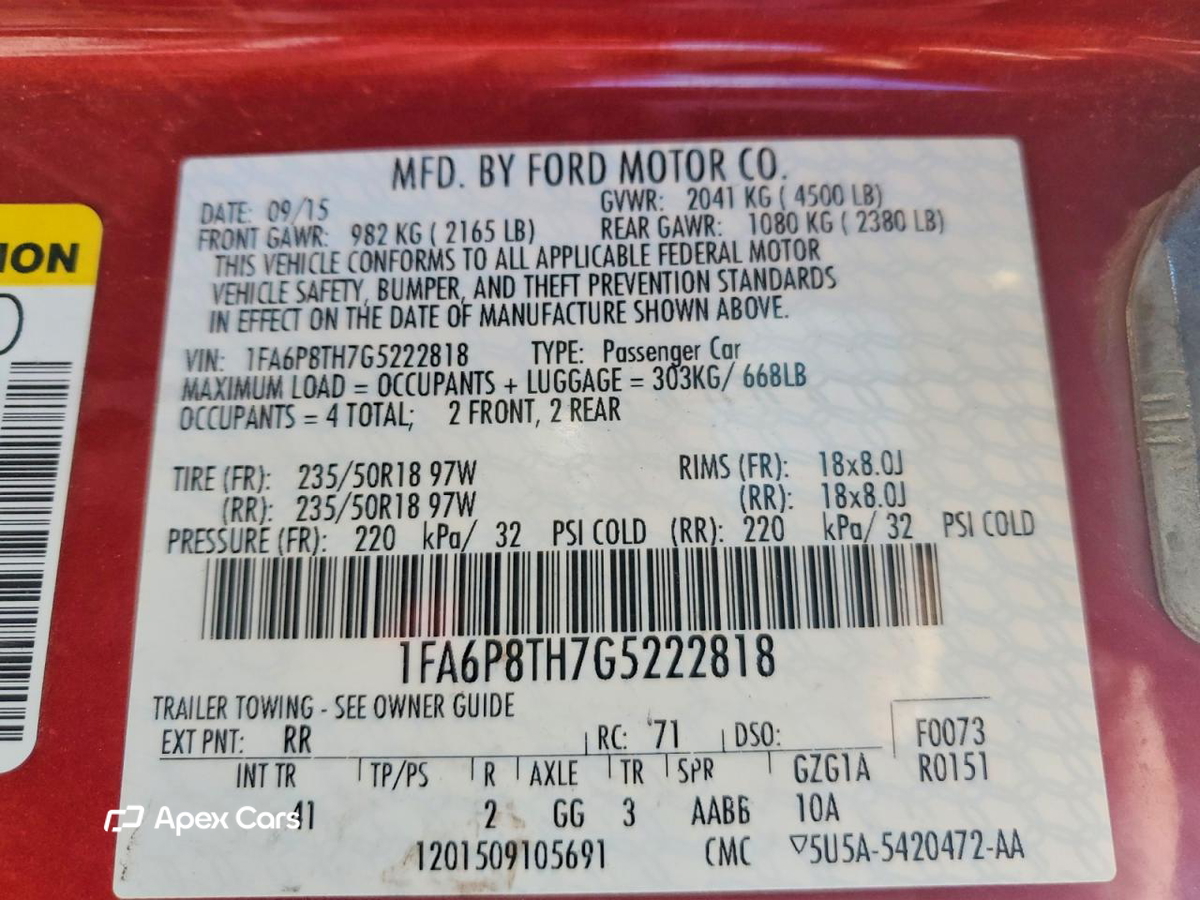 Ford Mustang 2016