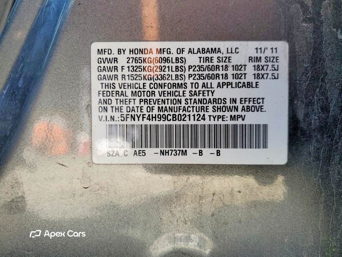 Honda Pilot 2012