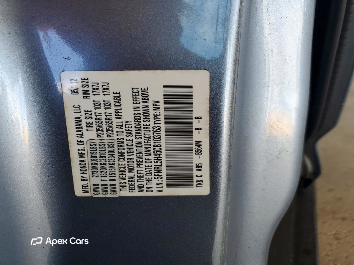Honda Odyssey 2012