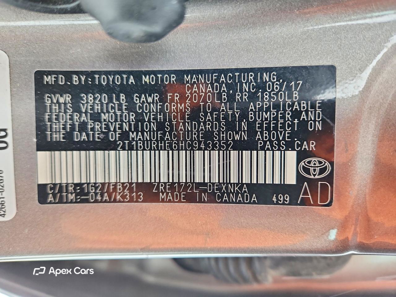 Toyota Corolla 2017