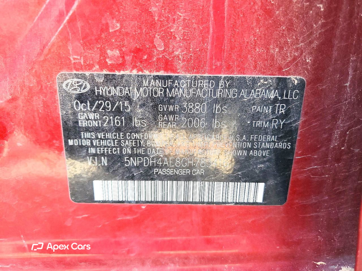 Hyundai Elantra 2016