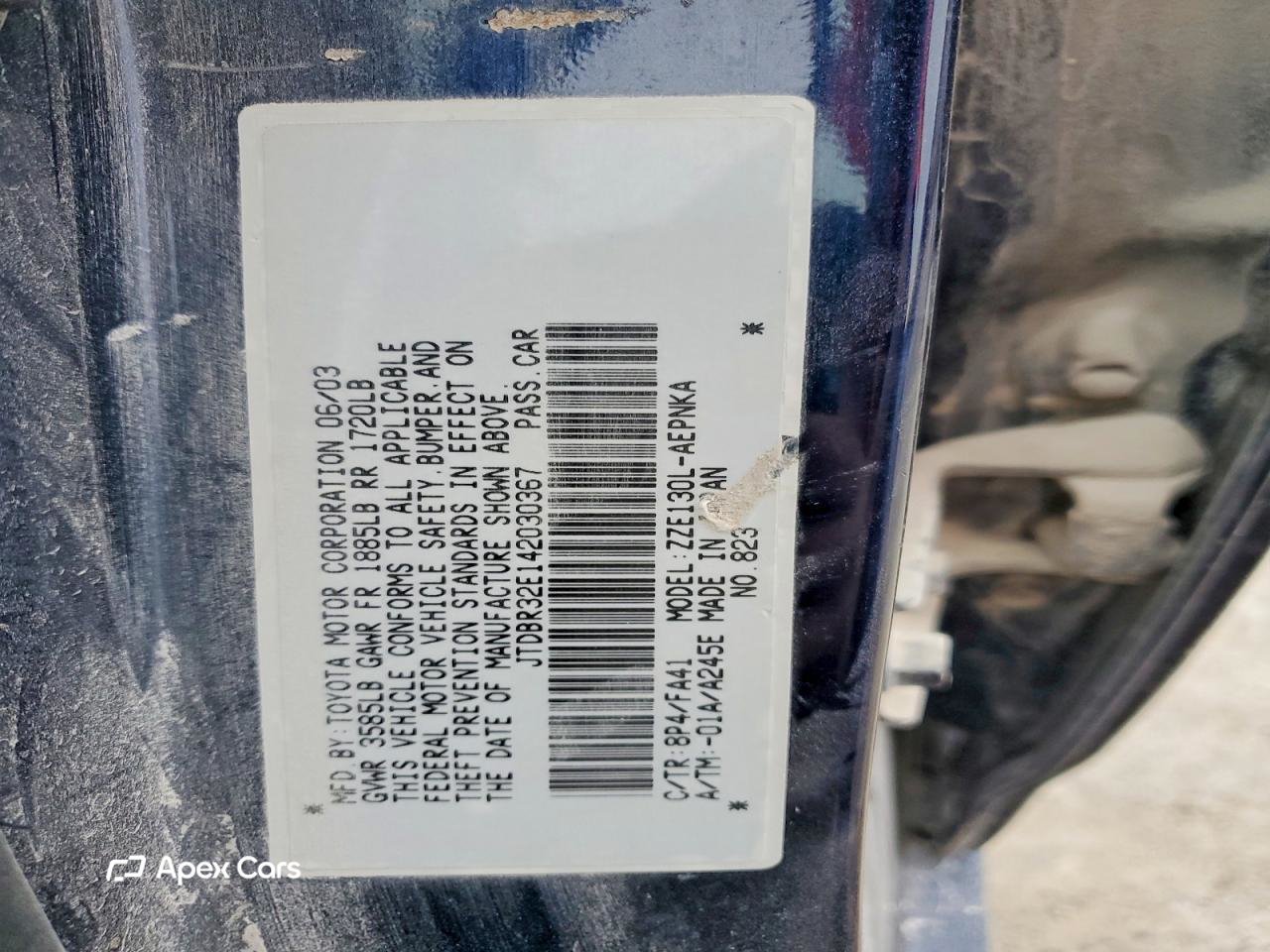 Toyota Corolla 2004