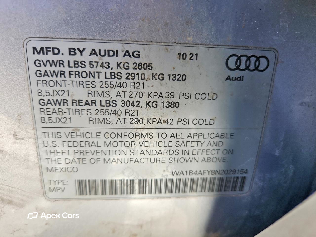 Audi SQ5 2022