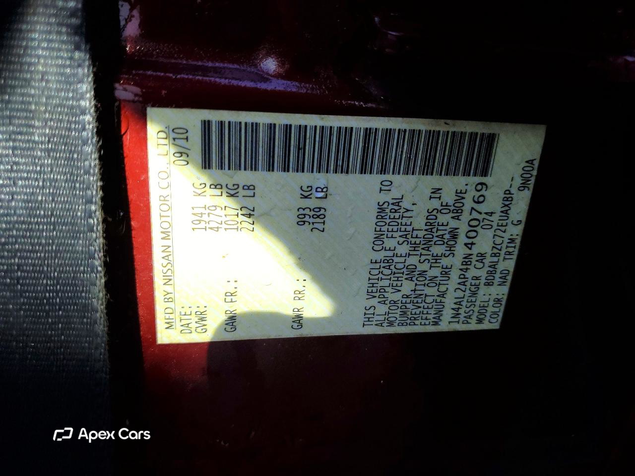 Nissan Altima 2011