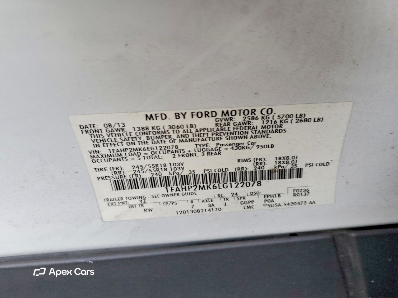 Ford Taurus 2014