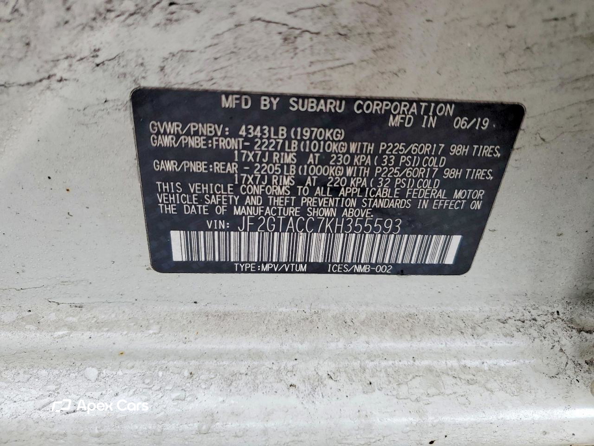 Subaru XV 2019
