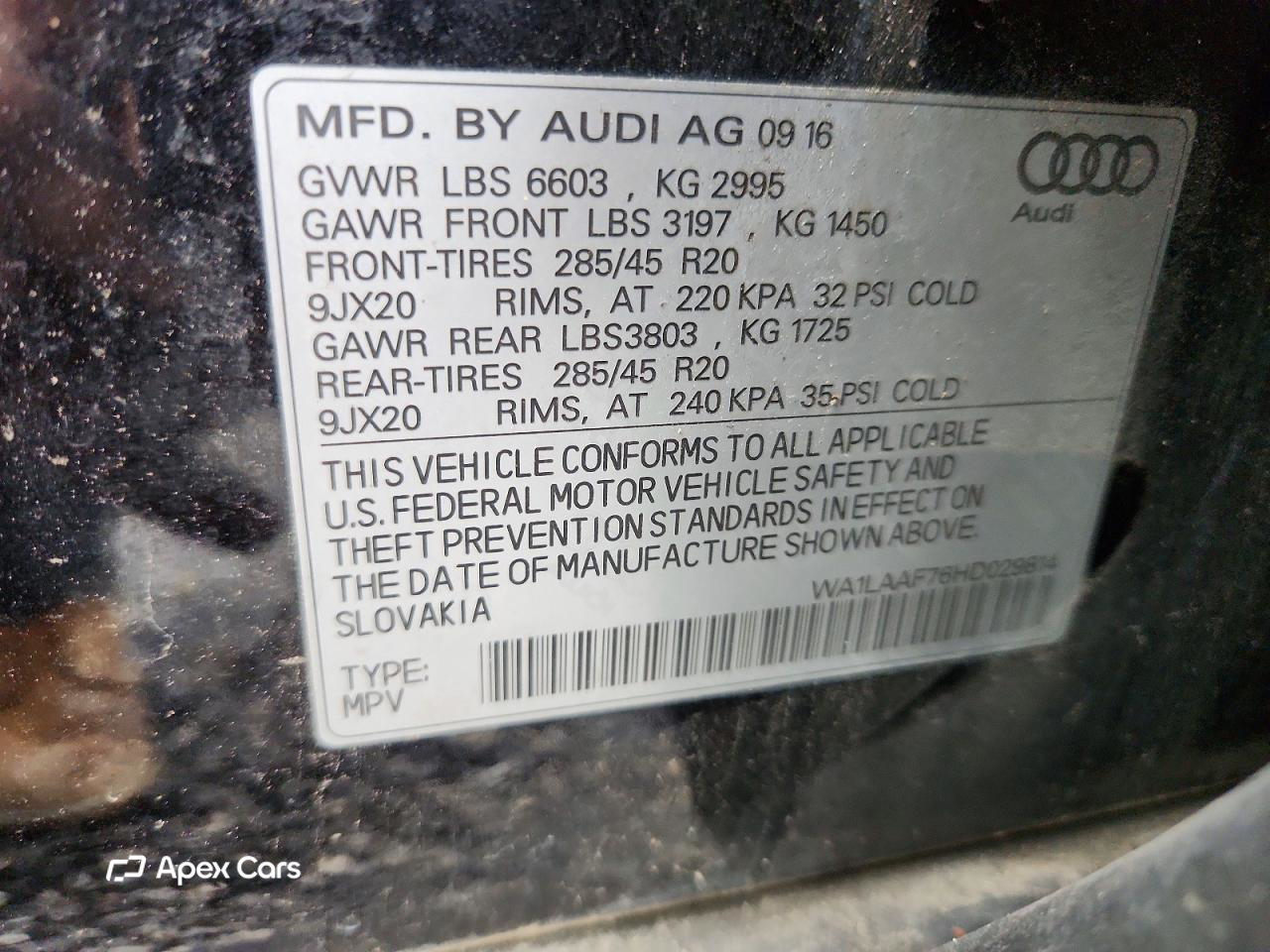 Audi Q7 2017