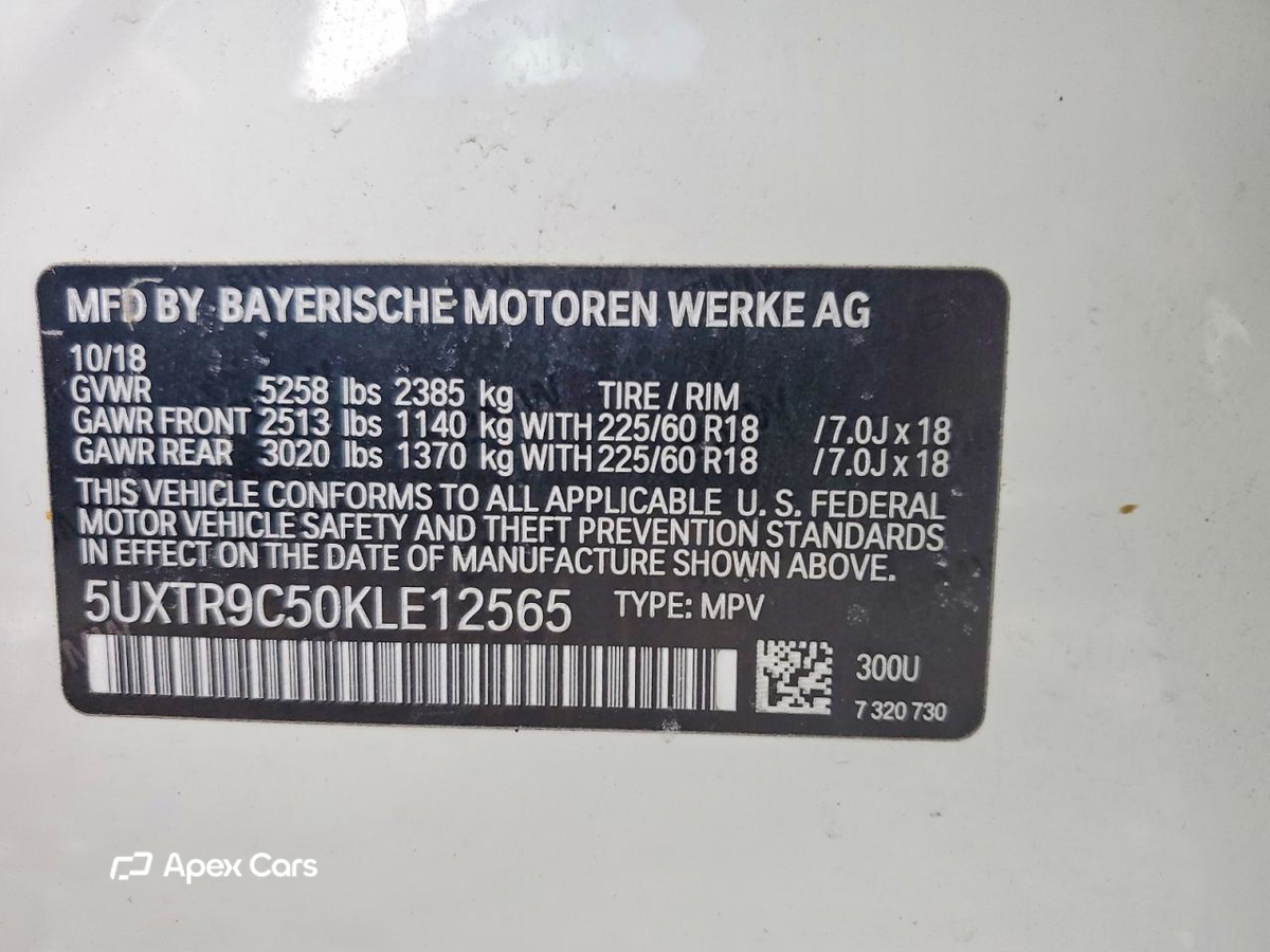 BMW X3 2019