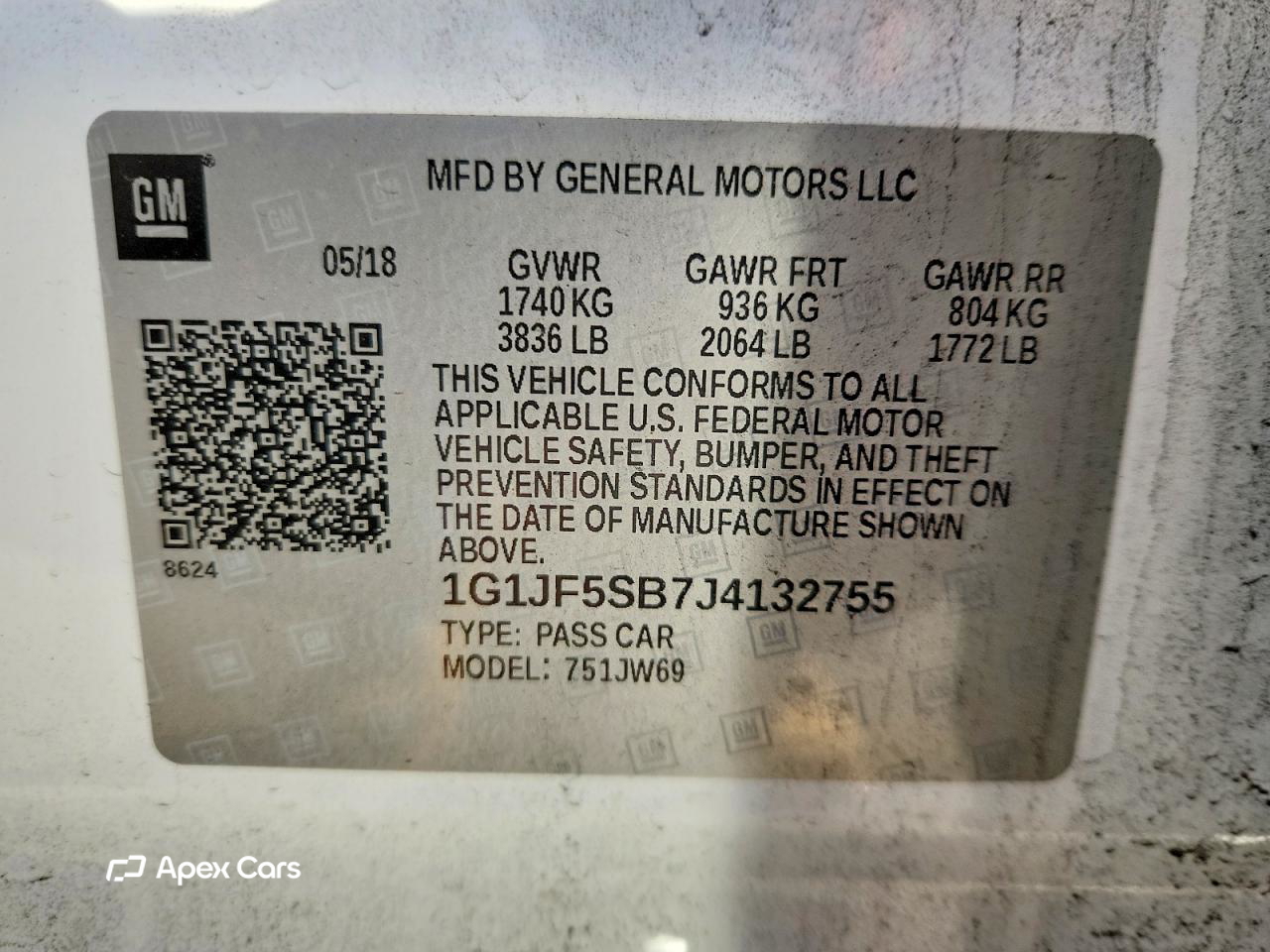Chevrolet Sonic 2018