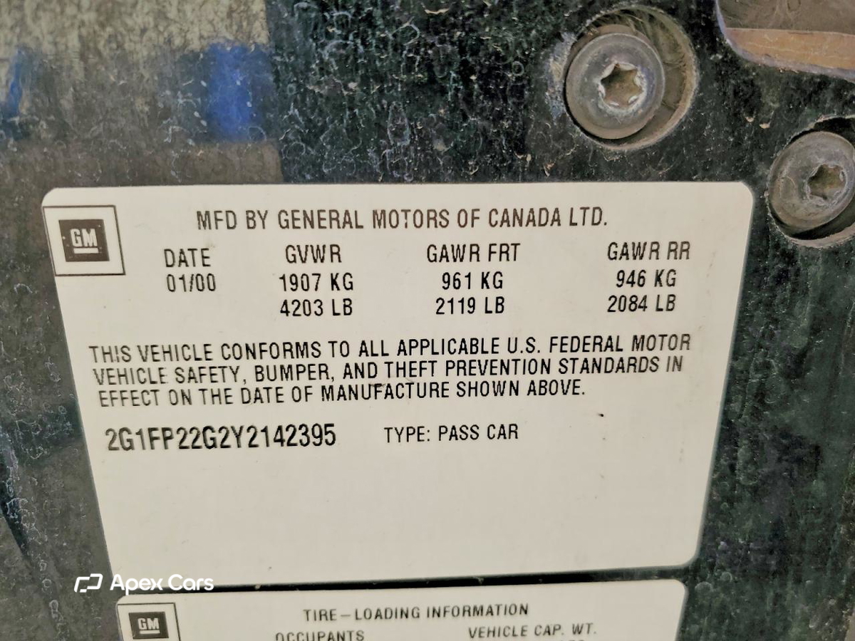 Chevrolet Camaro 2000