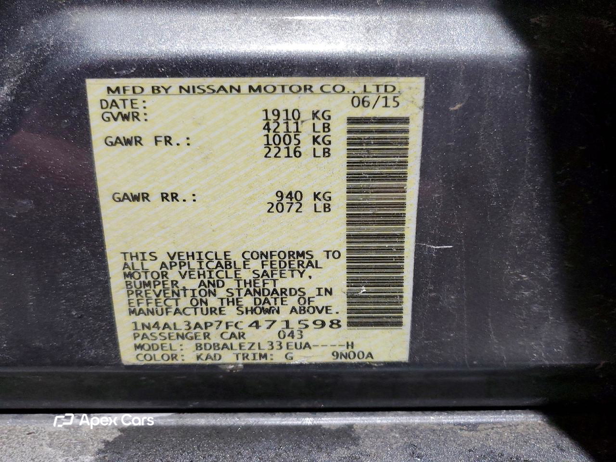 Nissan Altima 2015
