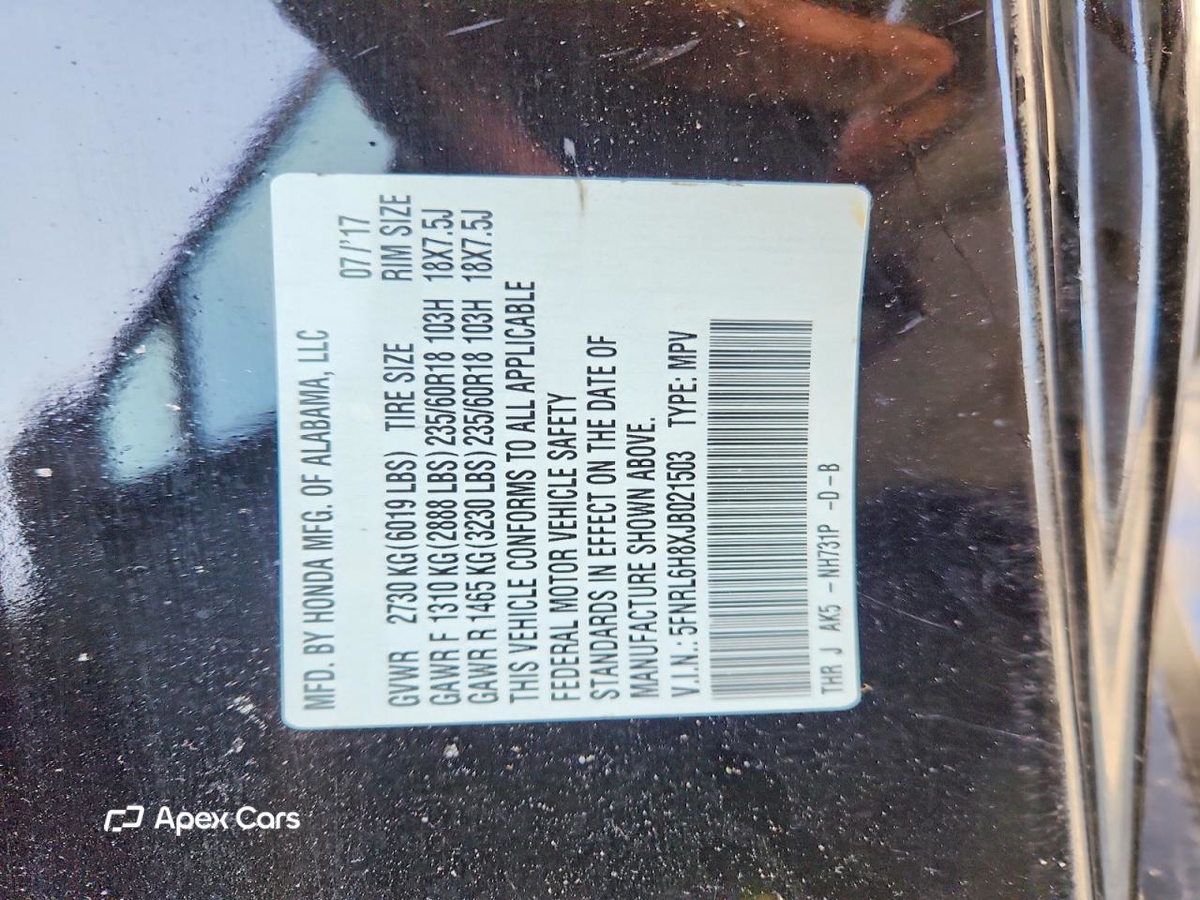Honda Odyssey 2018