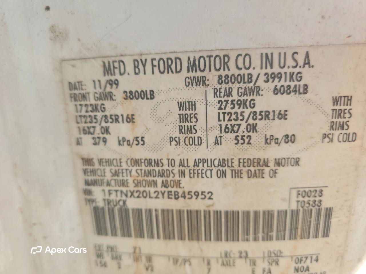 Ford F250 2000