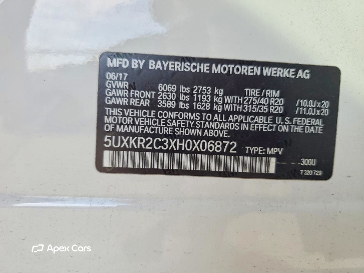 BMW X5 2017