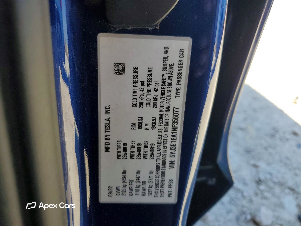 Tesla Model 3 2022