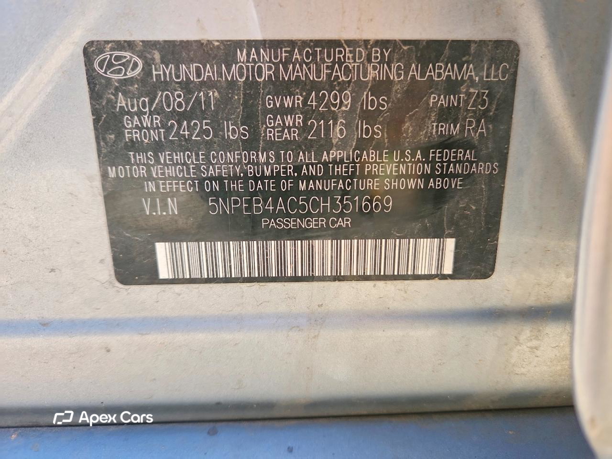 Hyundai Sonata 2012