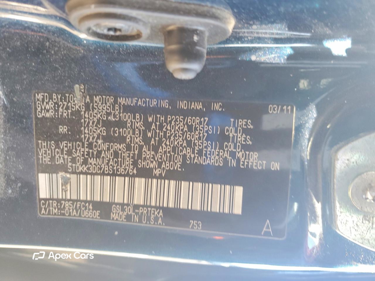 Toyota Sienna 2011