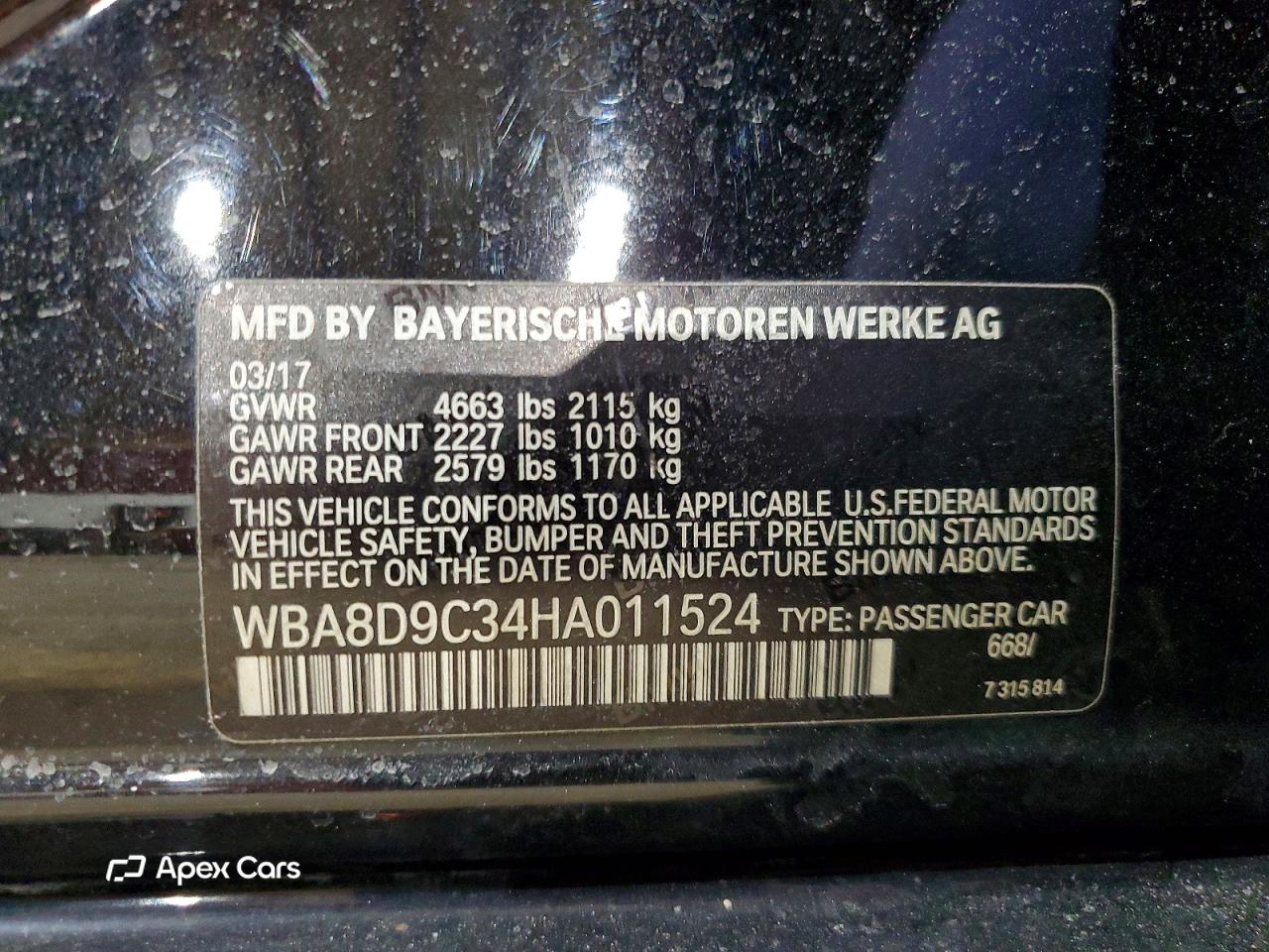 BMW Series 3 2017