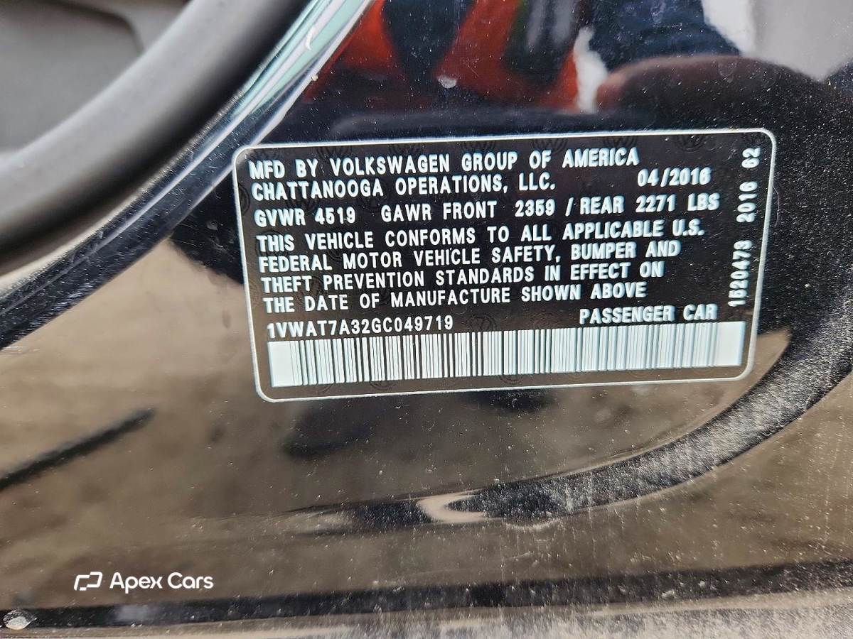 Volkswagen Passat 2016
