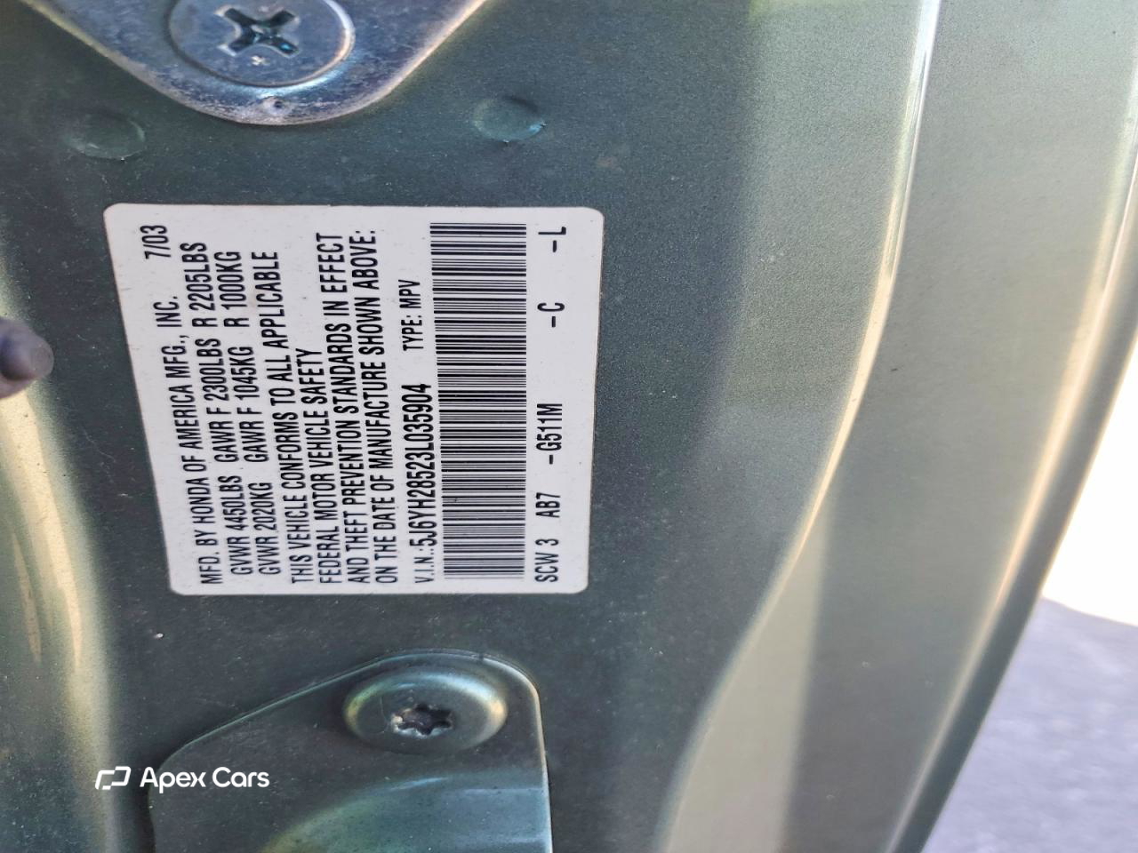 Honda Element 2003