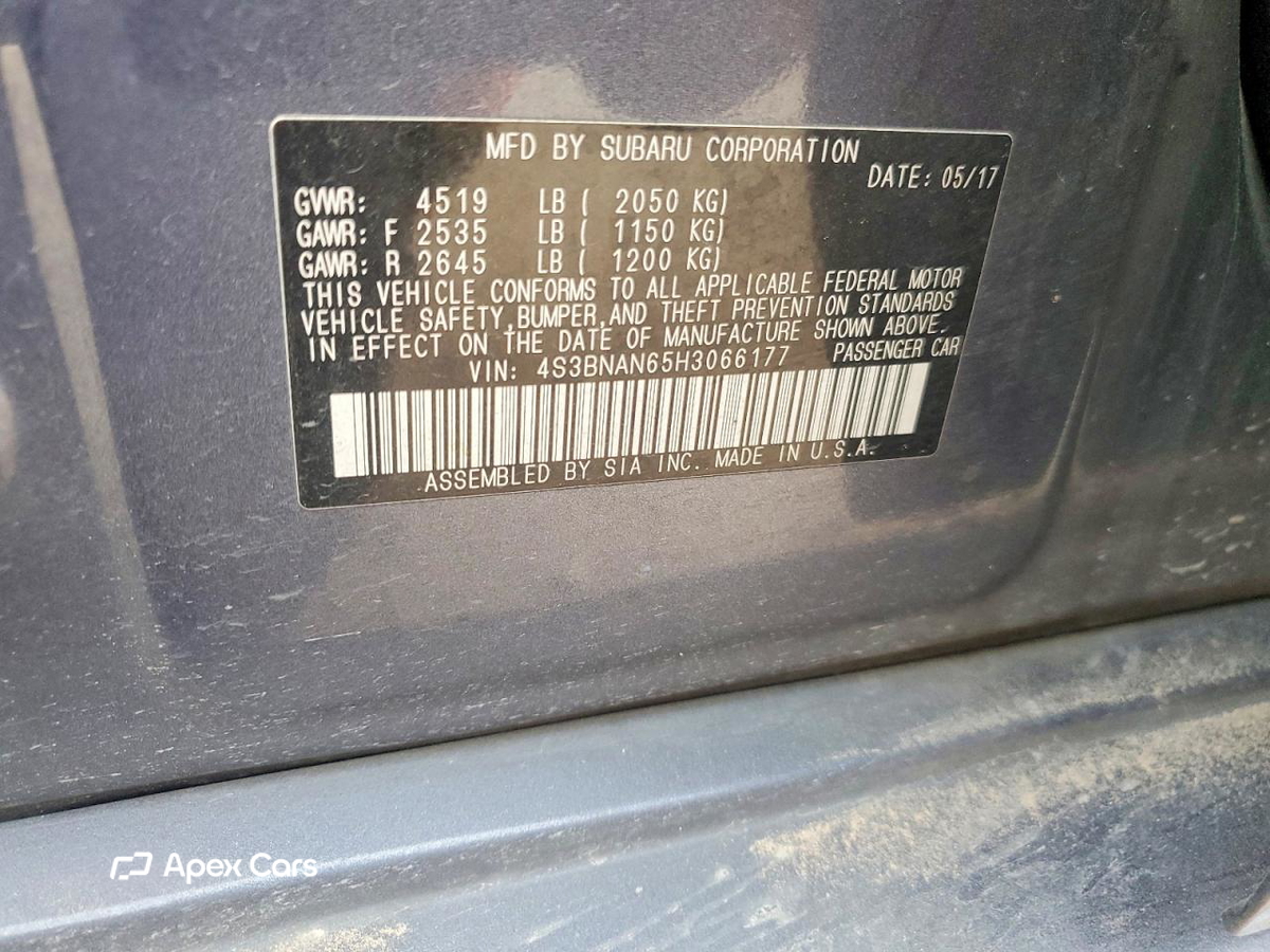 Subaru Legacy 2017