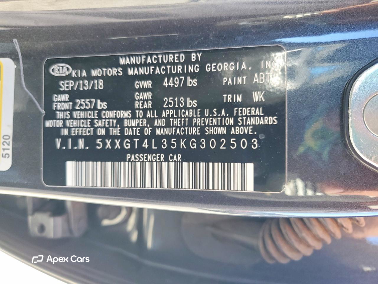 Kia Optima 2019
