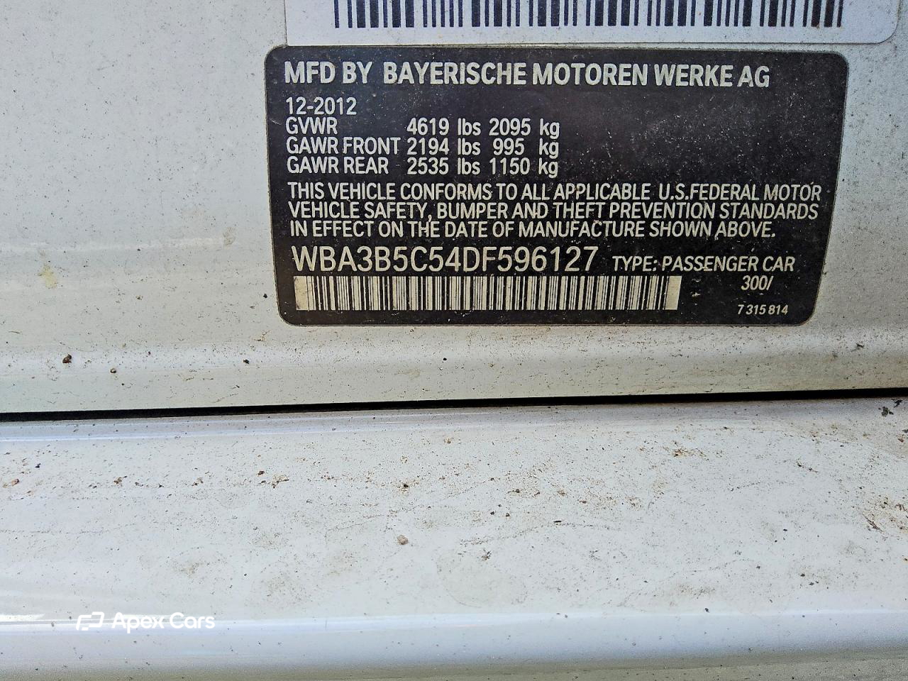 BMW Series 3 2013