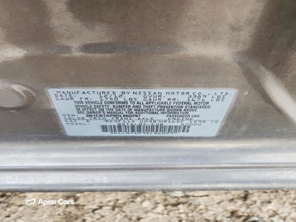 Nissan Versa 2013