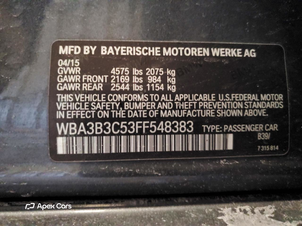 BMW Series 3 2015