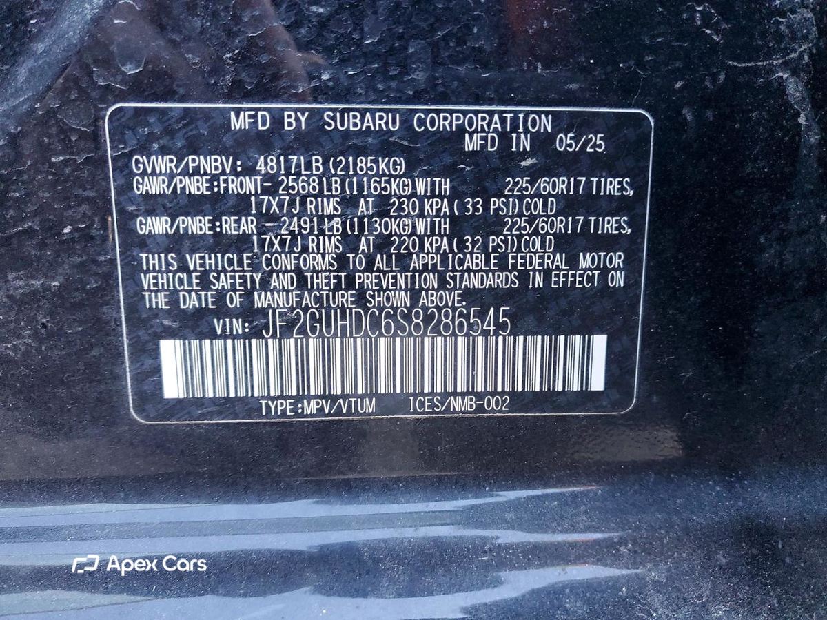 Subaru XV 2025