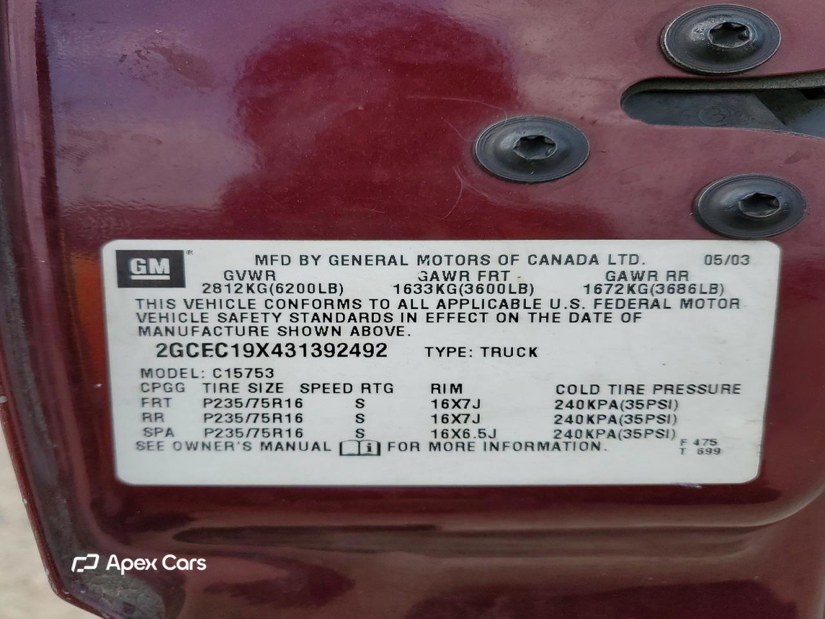 Chevrolet Silverado 2003