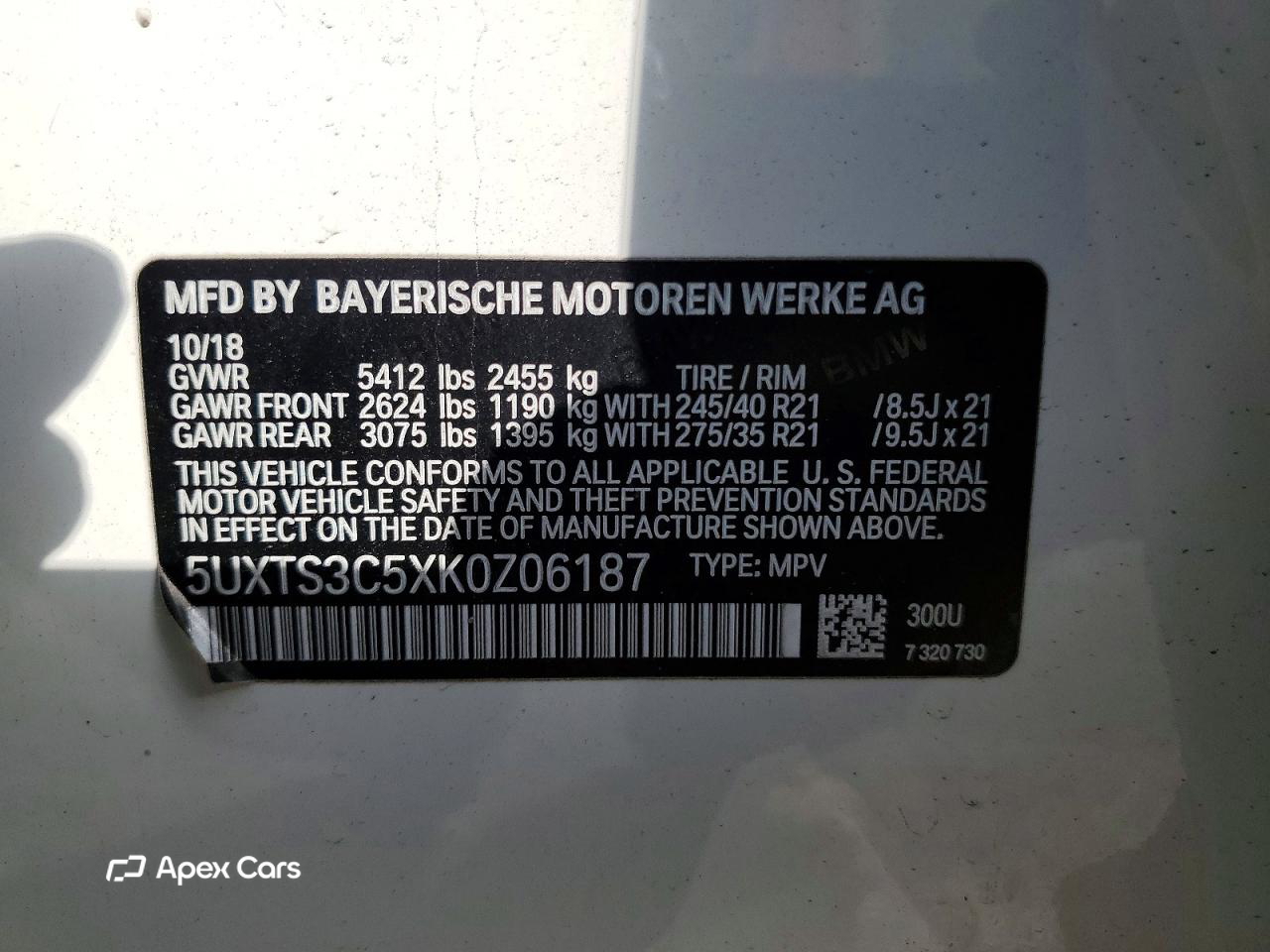 BMW X3 2019