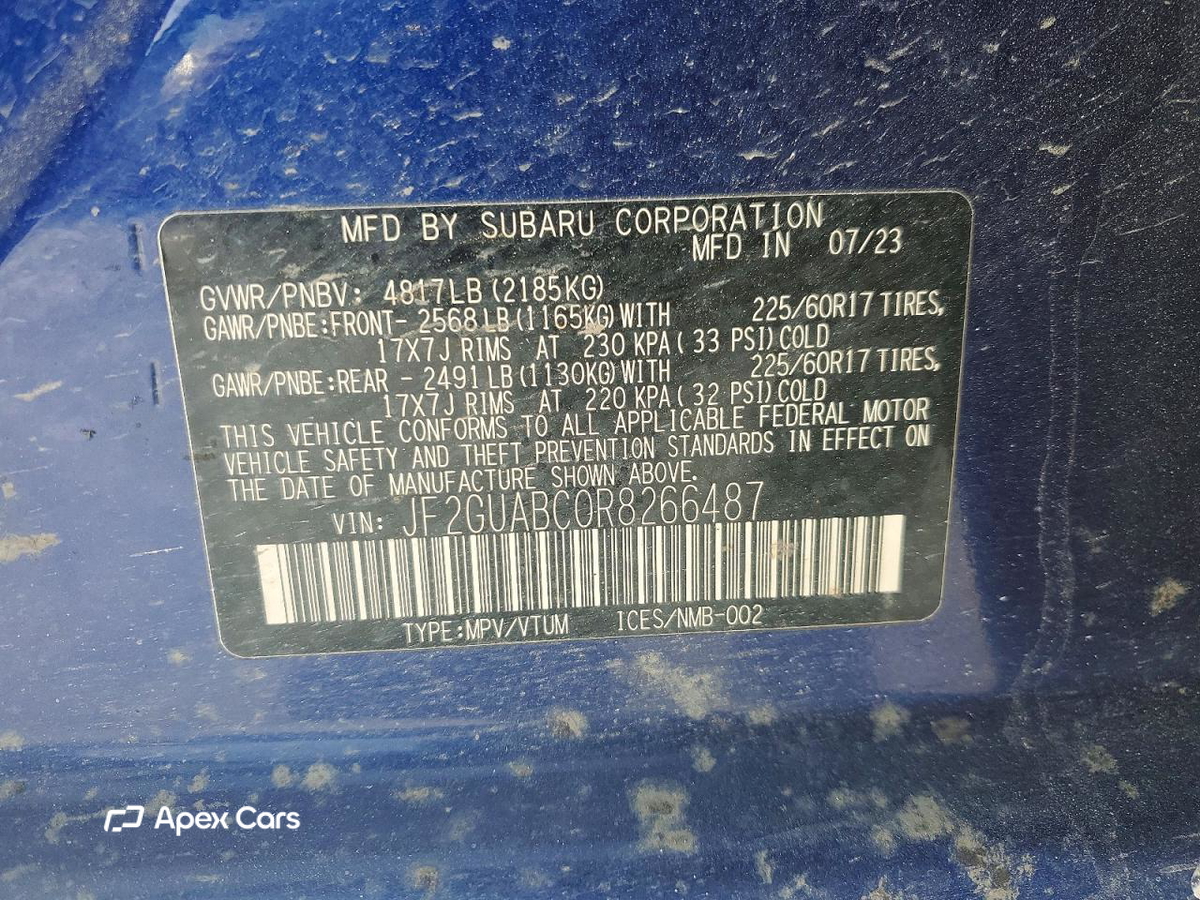 Subaru XV 2024