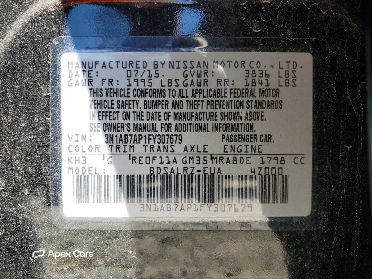 Nissan Sentra 2015