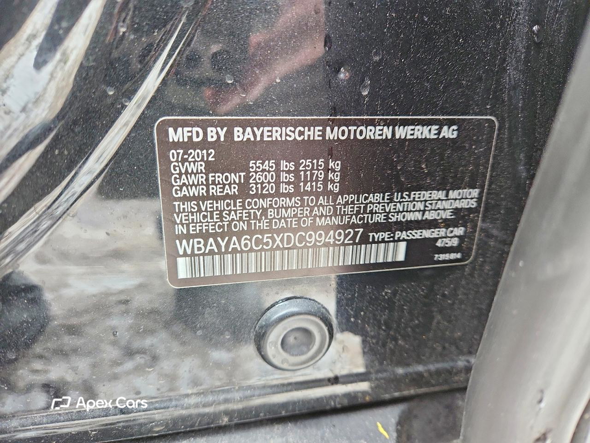 BMW Series 7 2013