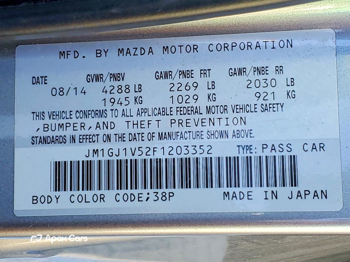 Mazda 6 2015