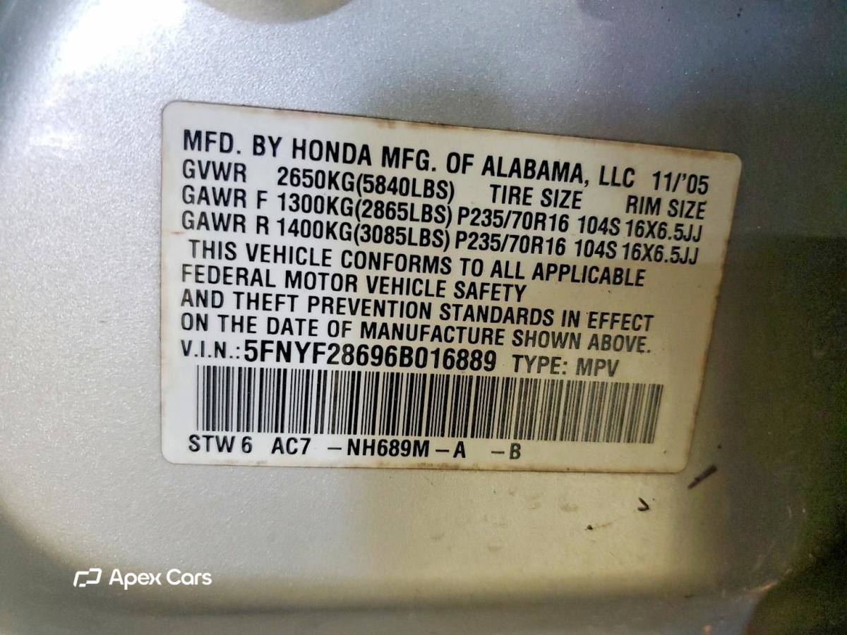 Honda Pilot 2006