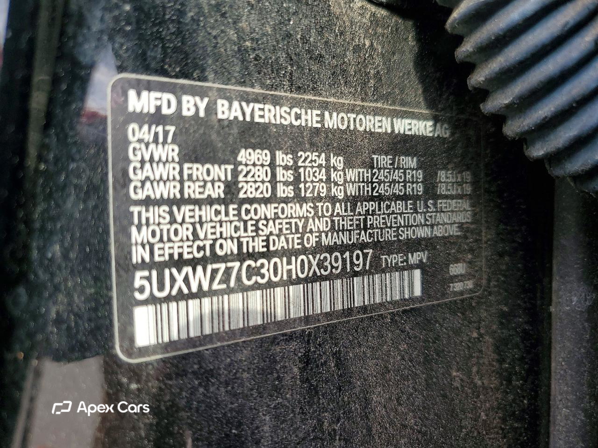 BMW X3 2017