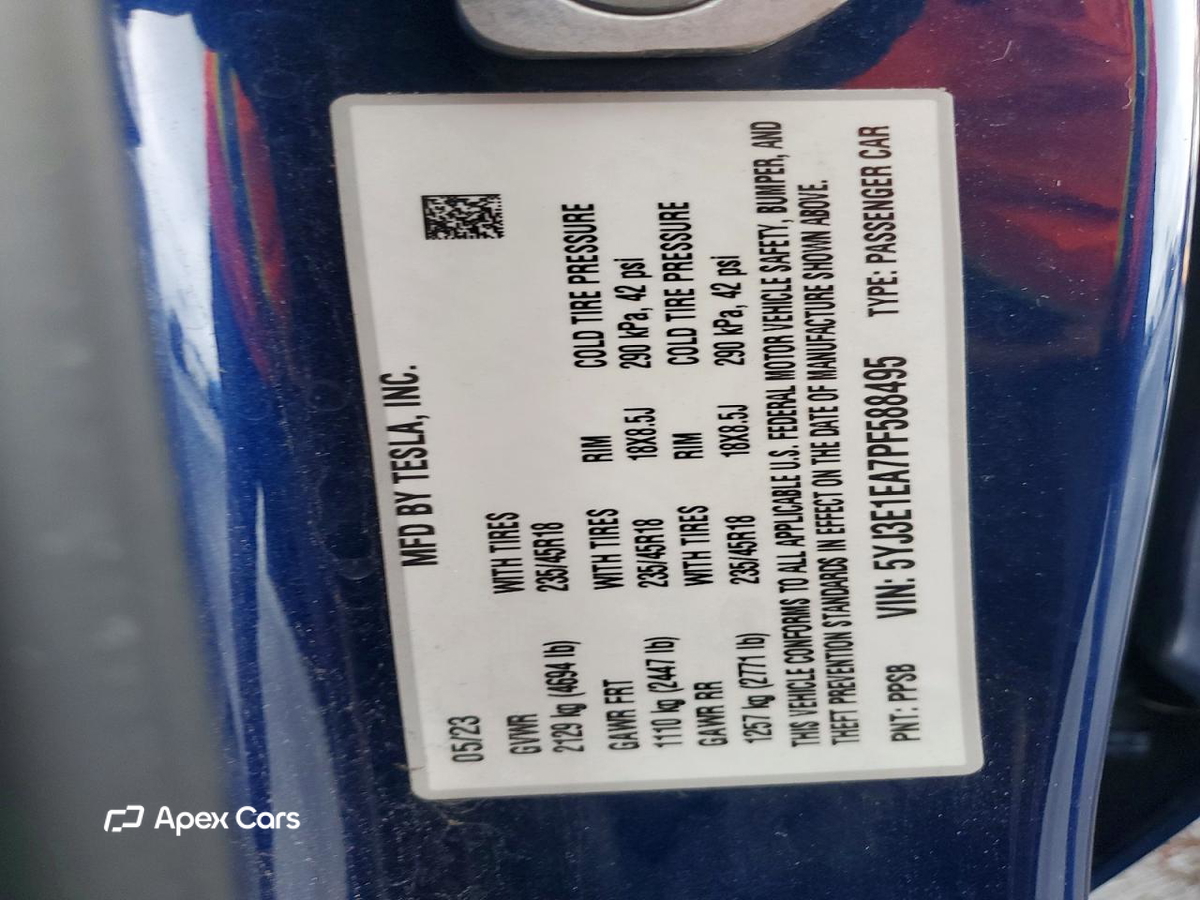 Tesla Model 3 2023
