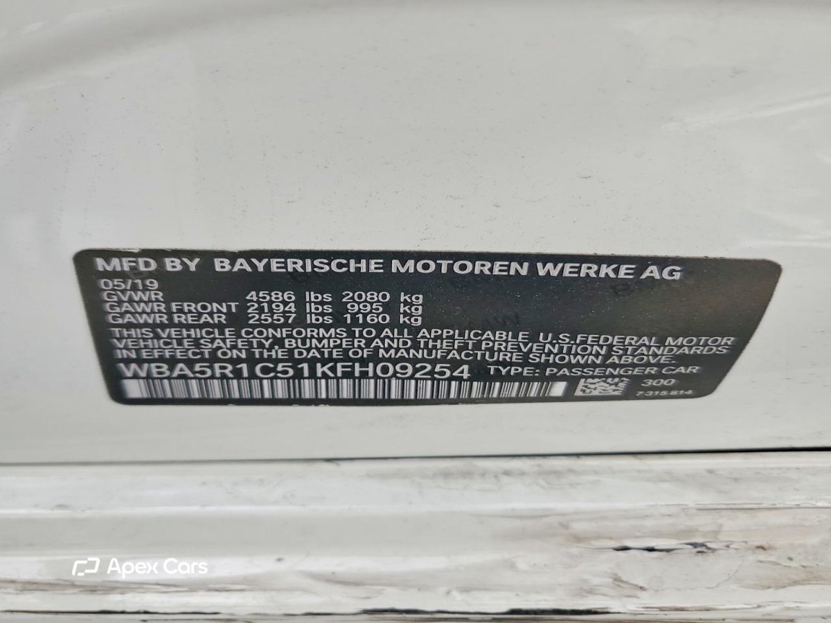 BMW Series 3 2019