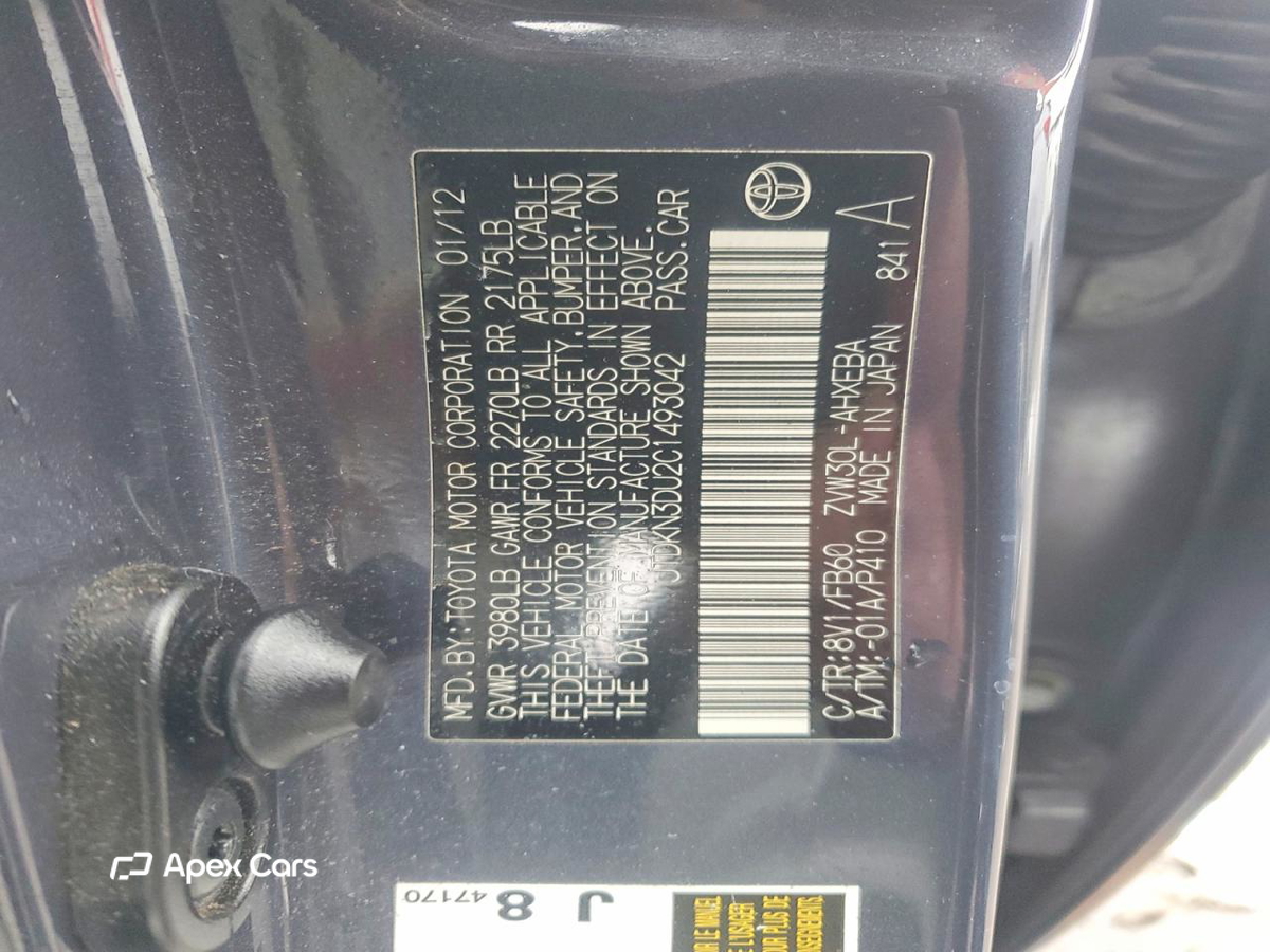 Toyota Prius 2012