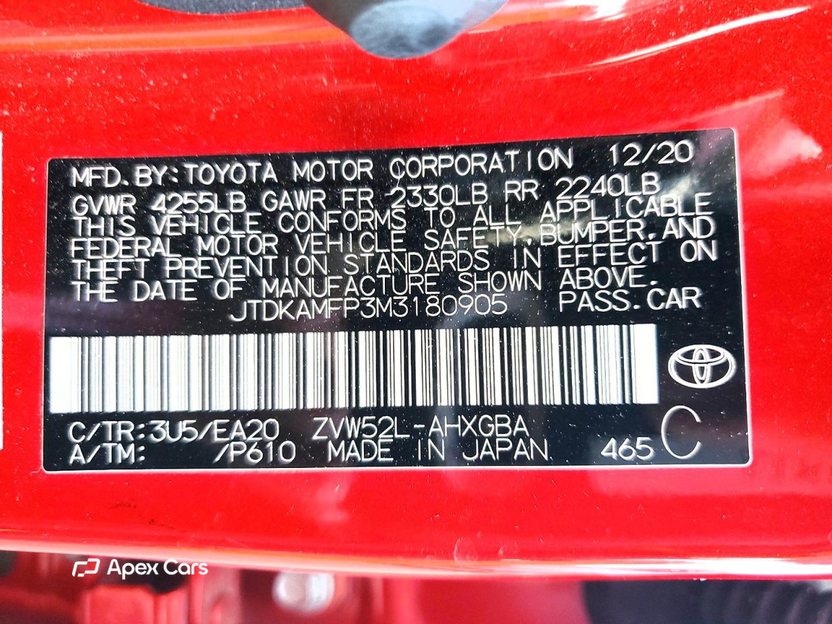 Toyota Prius 2021