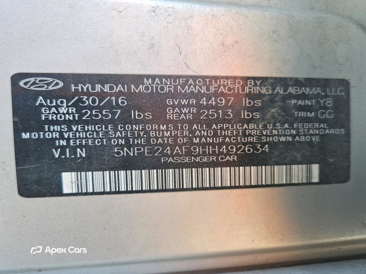 Hyundai Sonata 2017