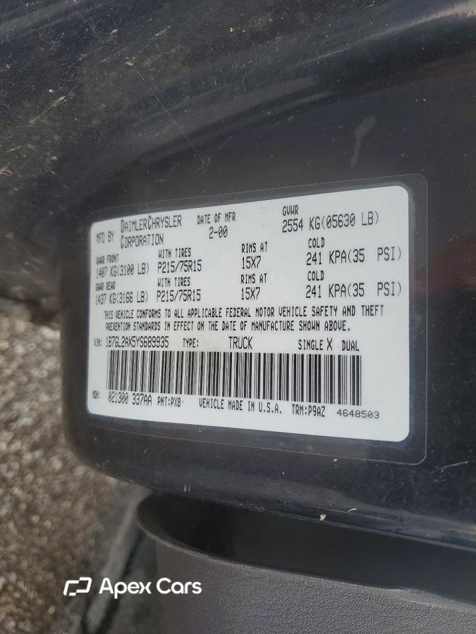 Dodge Dakota 2000