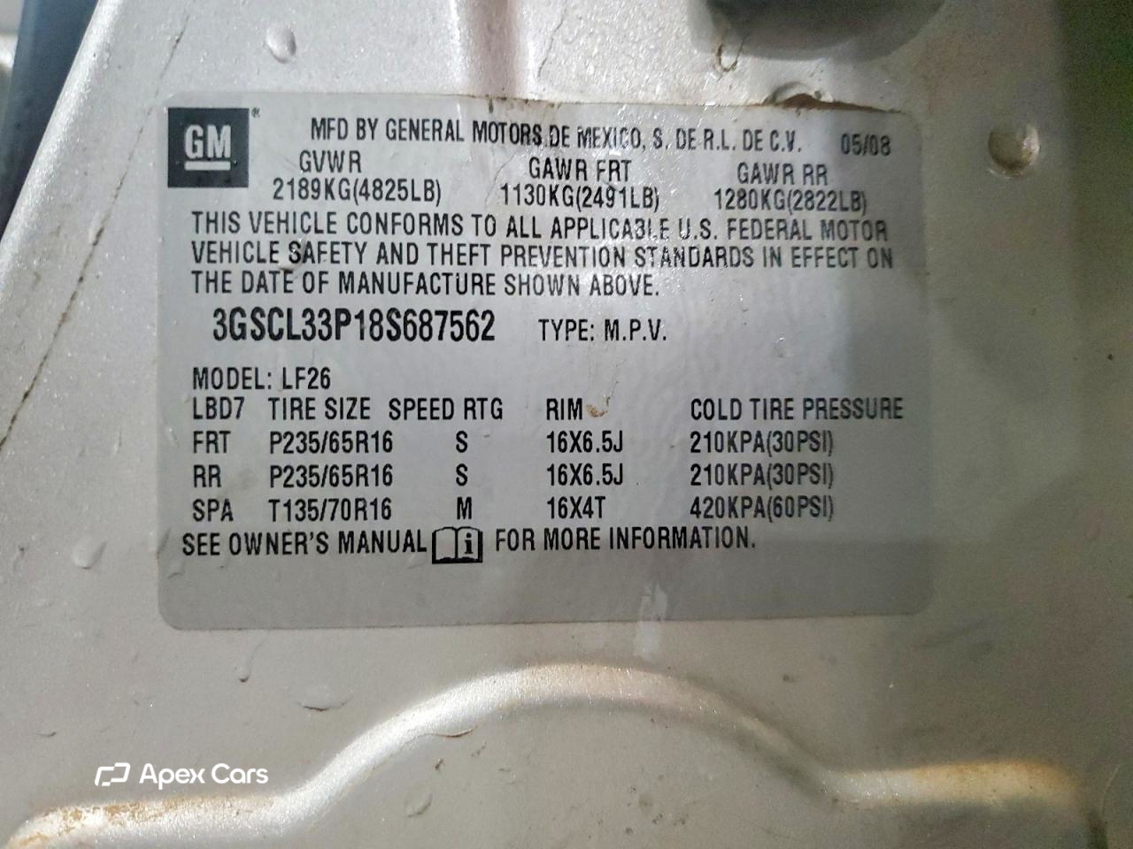 Saturn VUE 2008