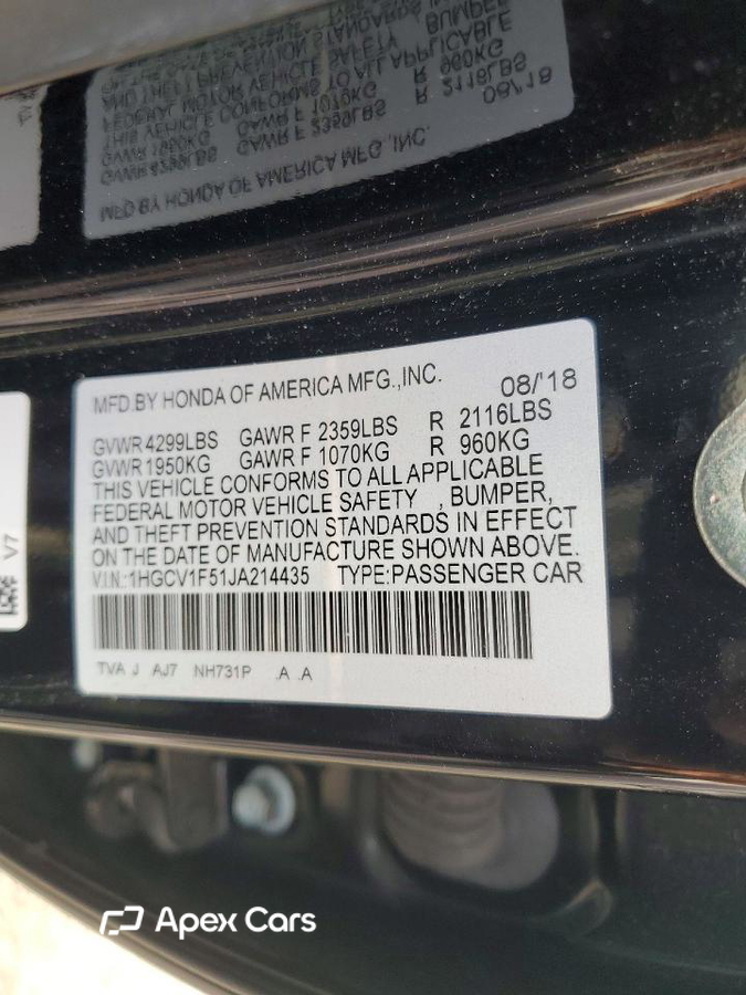 Honda Accord 2018